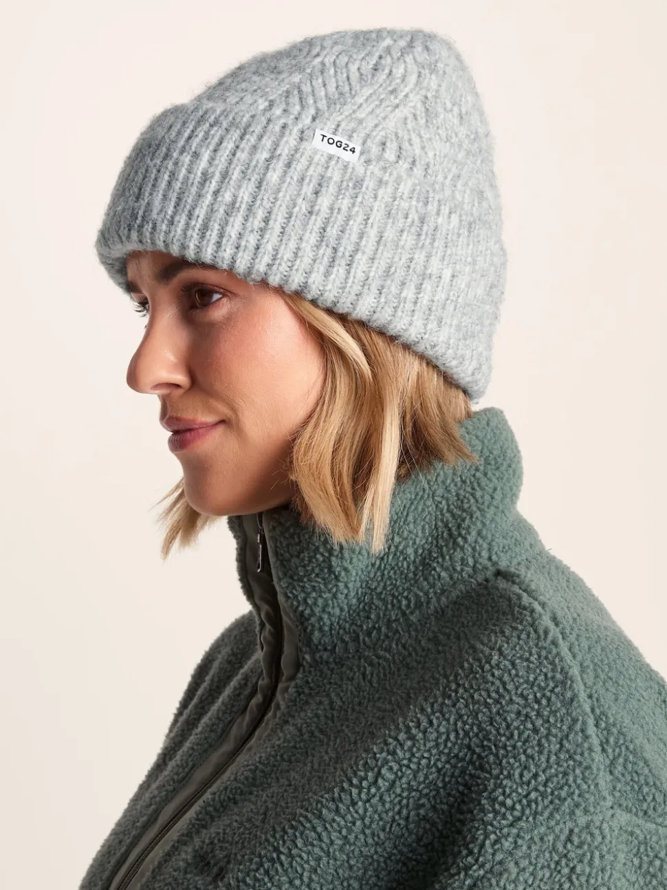 Tog 24 Grey Abby Knitted Hat