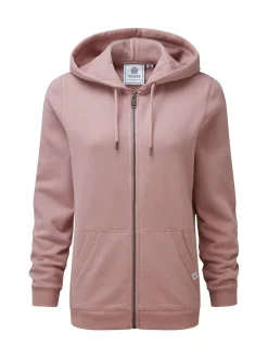 Tog 24 Pink Grey Mia Zip Up Hoodie