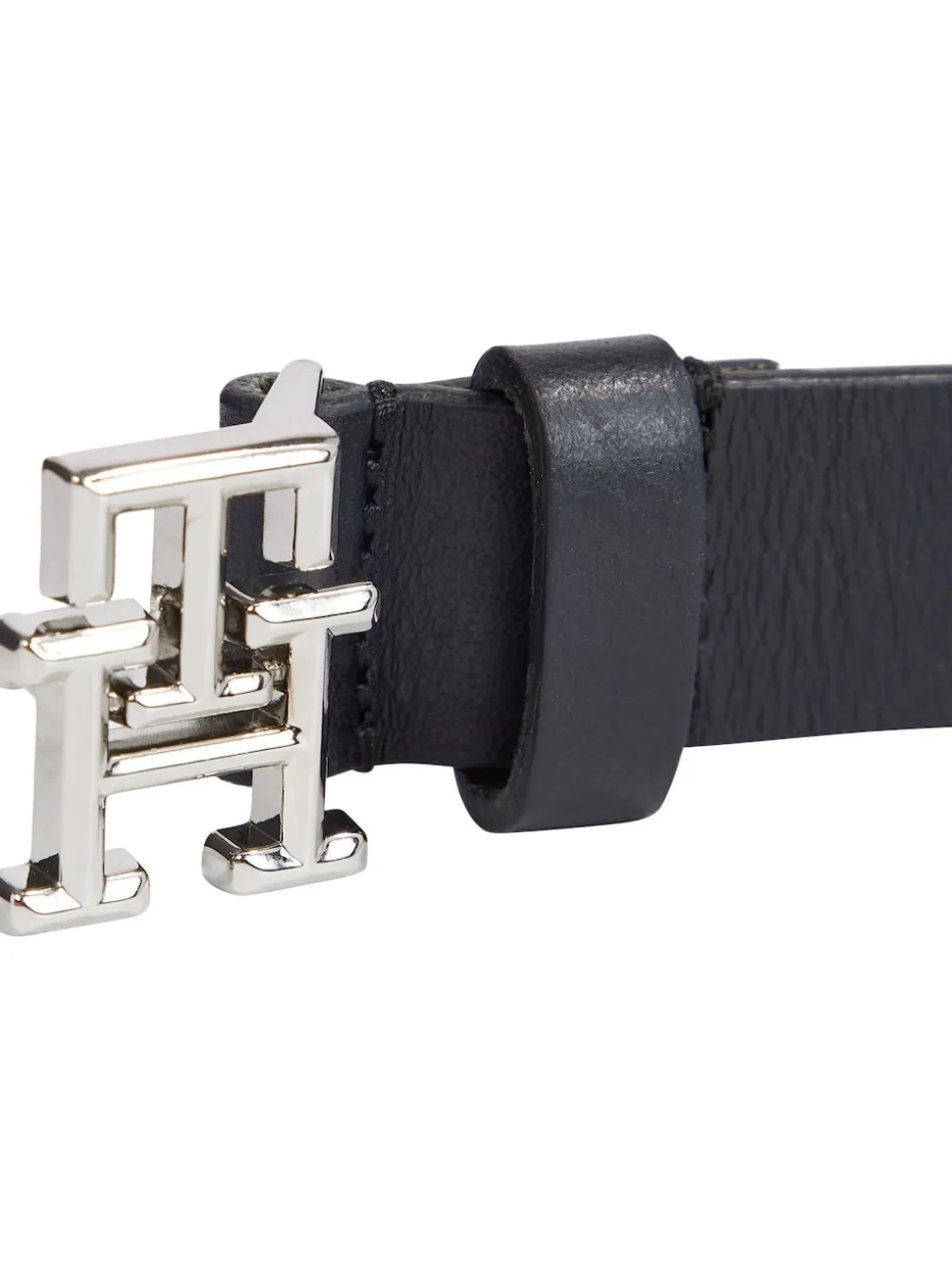 Tommy Hilfiger Black Logo Belt