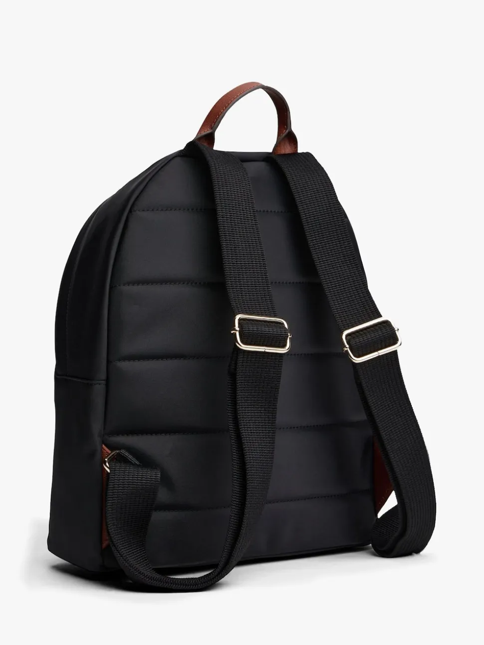 Tommy Hilfiger Black/White Dome Backpack