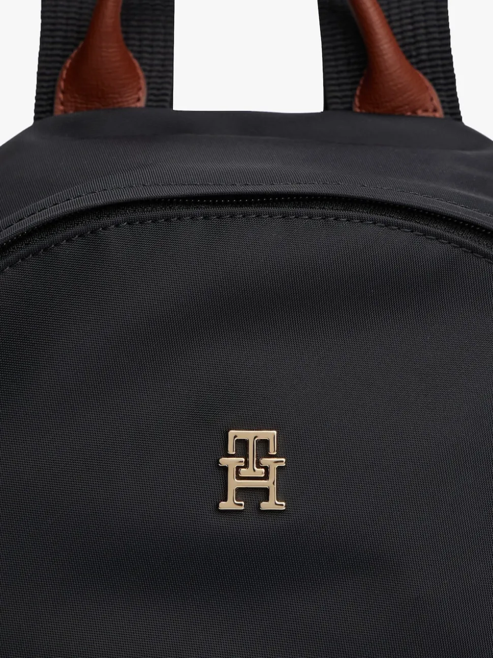 Tommy Hilfiger Black/White Dome Backpack