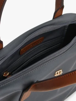 Tommy Hilfiger Grey Webbing Crossbody Tote Bag