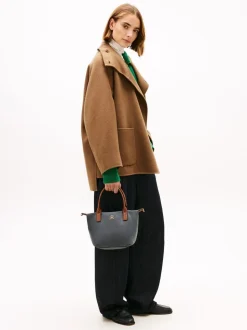 Tommy Hilfiger Grey Webbing Crossbody Tote Bag