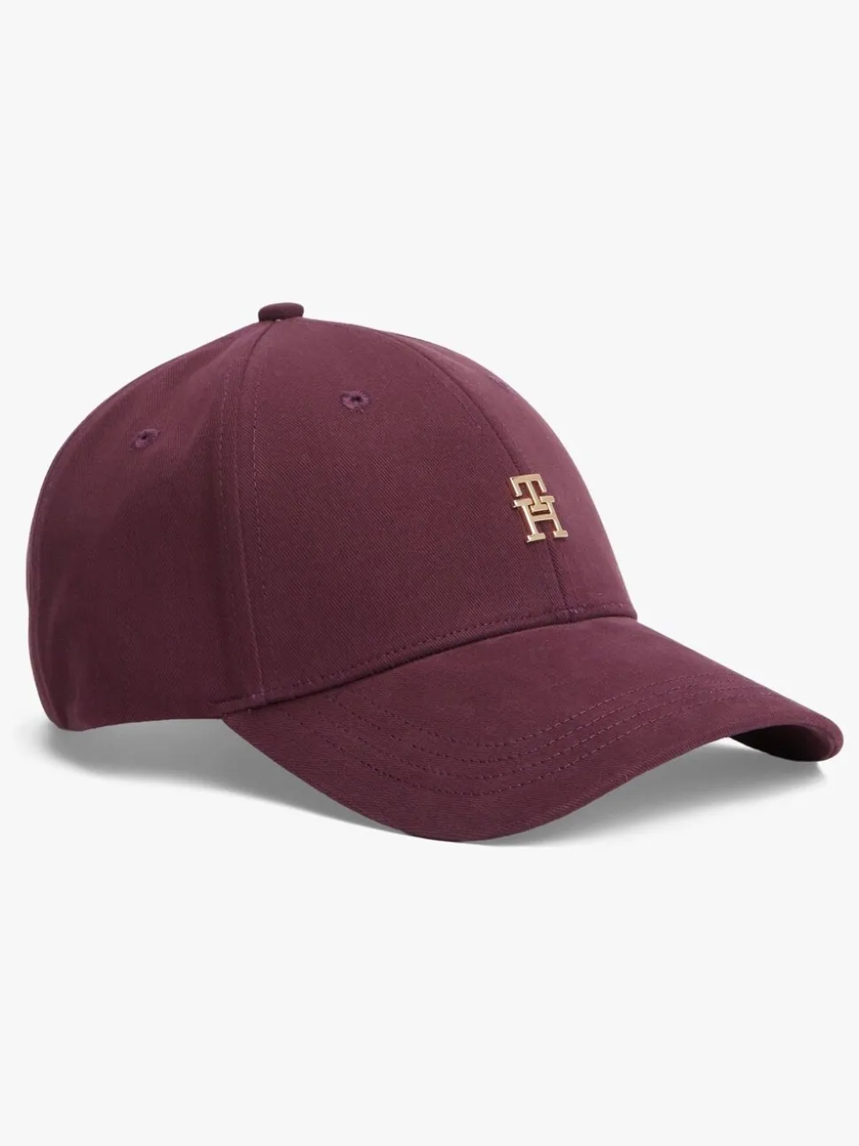 Tommy Hilfiger Red Chic Monogram Twill Baseball Cap