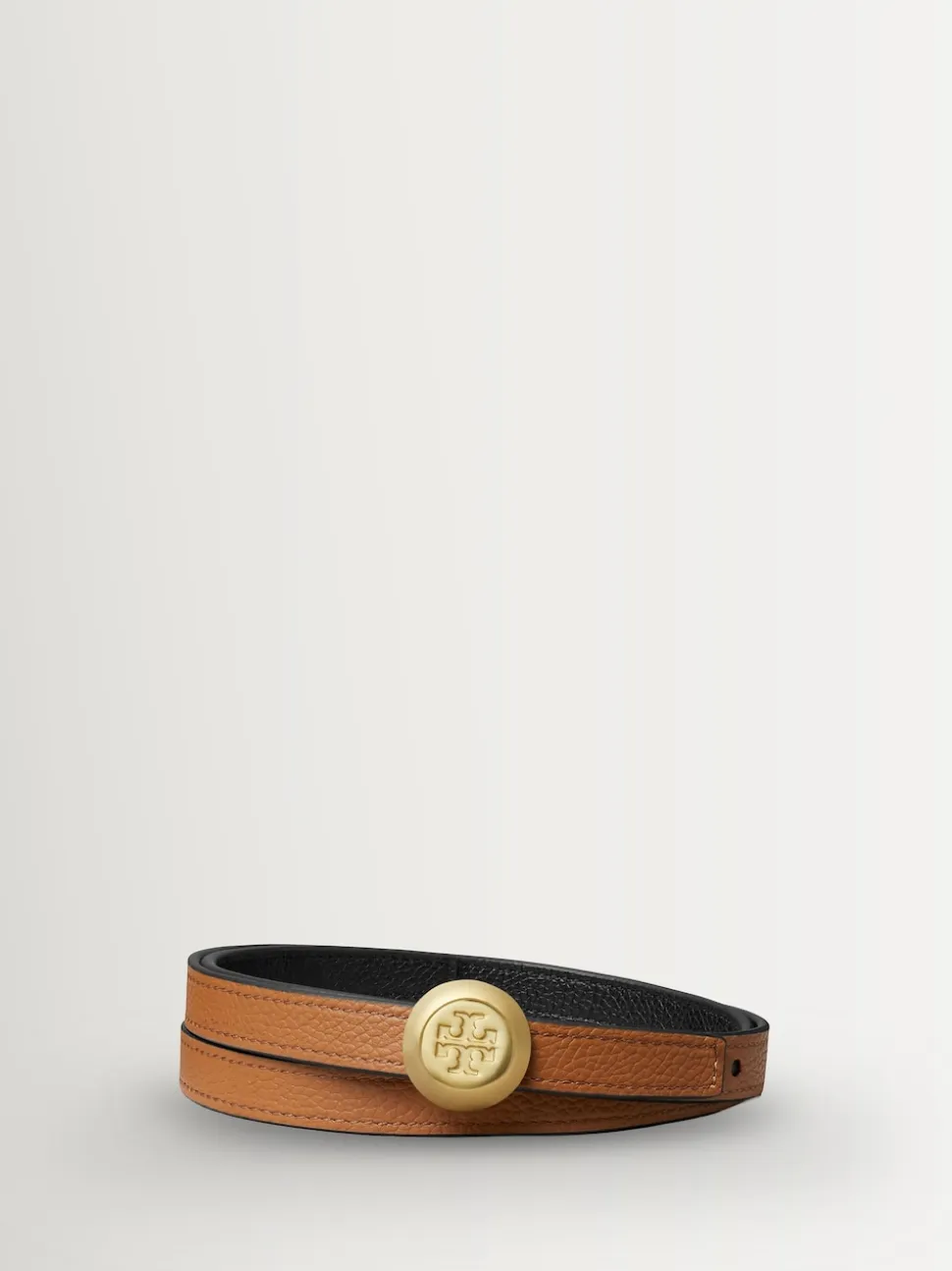 Tory Burch Black Romy Reversible Belt