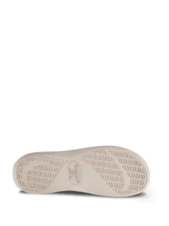 Totes Cream Isotoner Popcorn Terry Mules Slippers