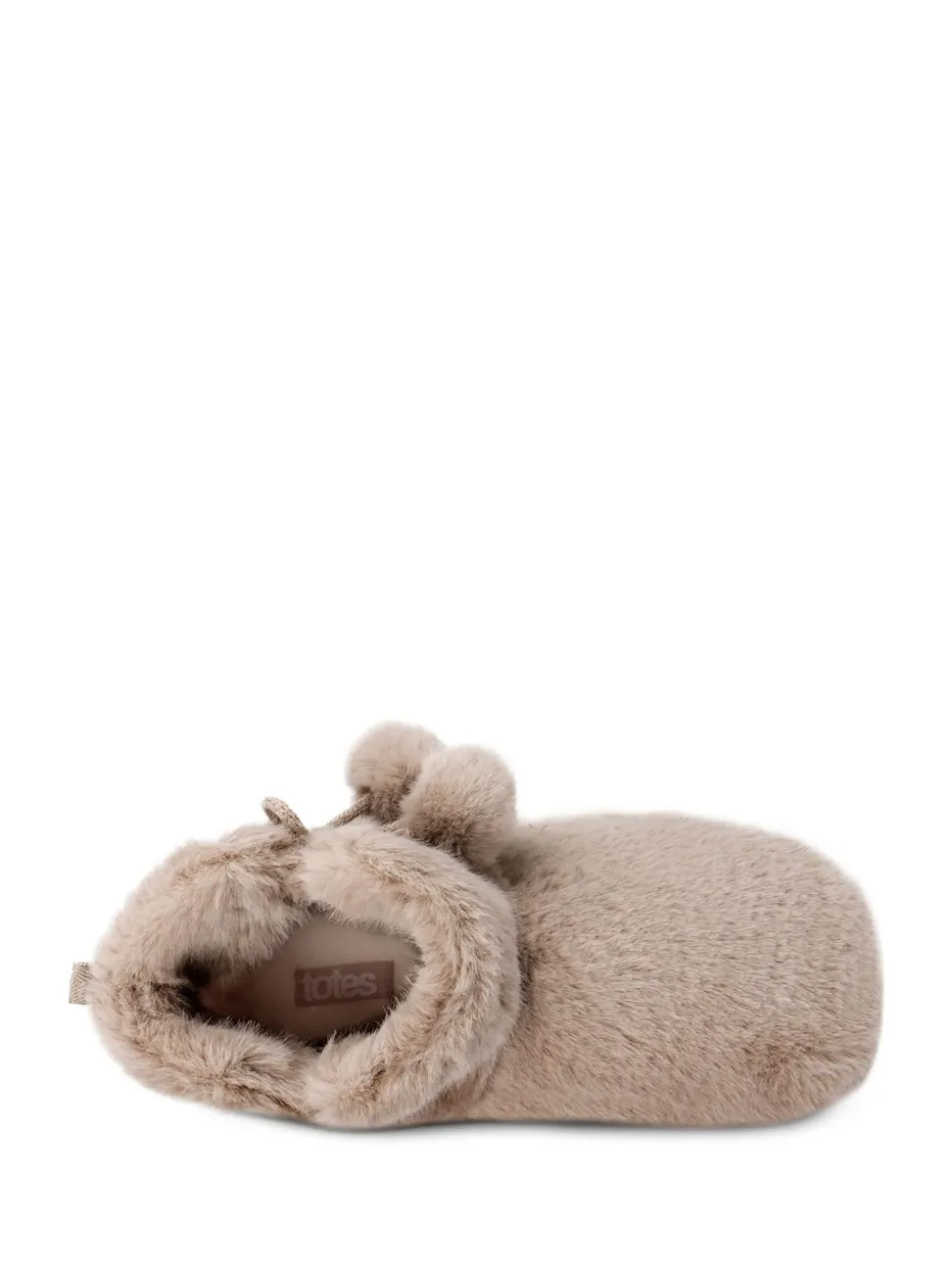 Totes Cream Toasties Ladies Faux Fur Boot Slippers