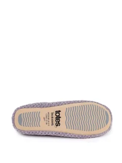 Totes Grey Isotoner Popcorn Slippers