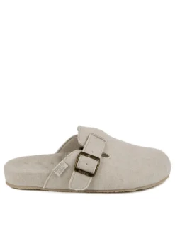 Totes Nude Isotoner Felt Clogs With Ultra Comfort Foam & Pillowstep