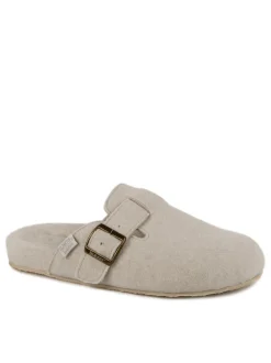 Totes Nude Isotoner Felt Clogs With Ultra Comfort Foam & Pillowstep