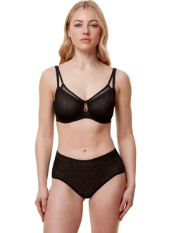 Triumph Black Non Padded Signature Sheer Minimiser Bra