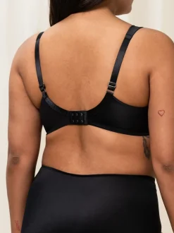 Triumph Black Wired True Shape Sensation Minimizer Bra