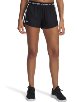 Under Armour Black Dark Tech Play Up Shorts