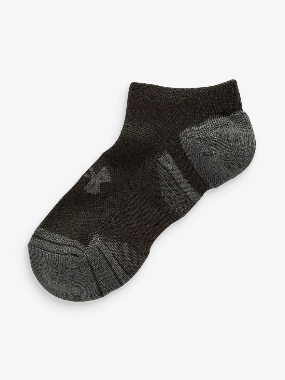 Under Armour Black No Show Performance Tech Crew Socks 3 Pack