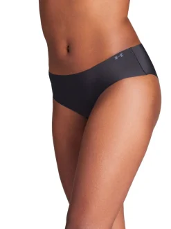 Under Armour Black No Show Pure Stretch Hipster Printed Knickers 3 Pack