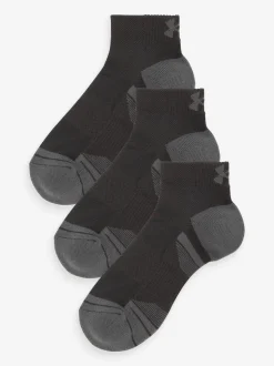 Under Armour Black Tech Low Socks 3 Pack