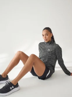 Under Armour Black Tech Twist 1/2 Zip Sweatshirt