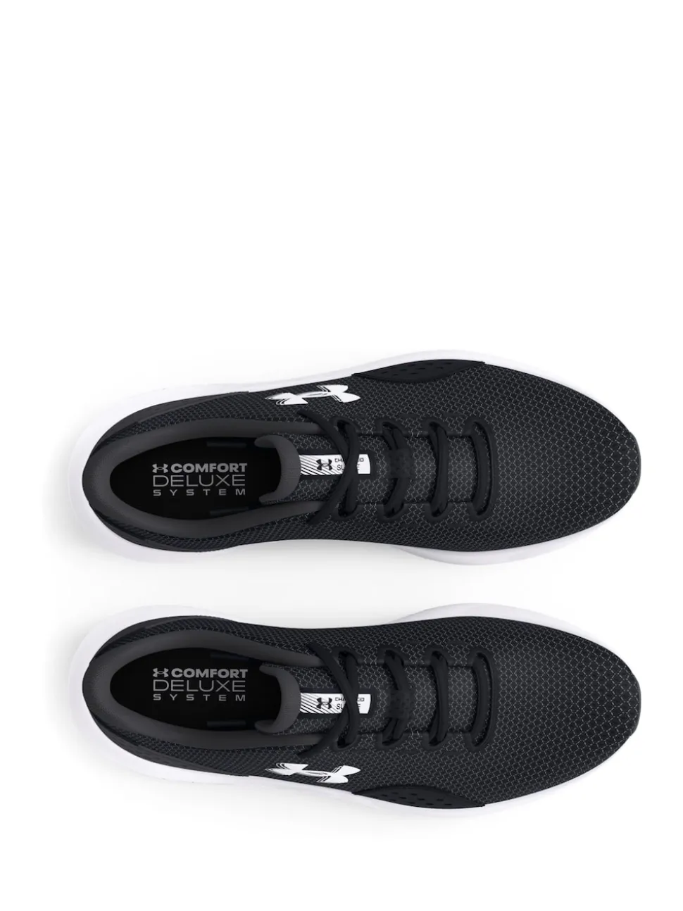 Under Armour Black/Grey Charged Surge Trainers