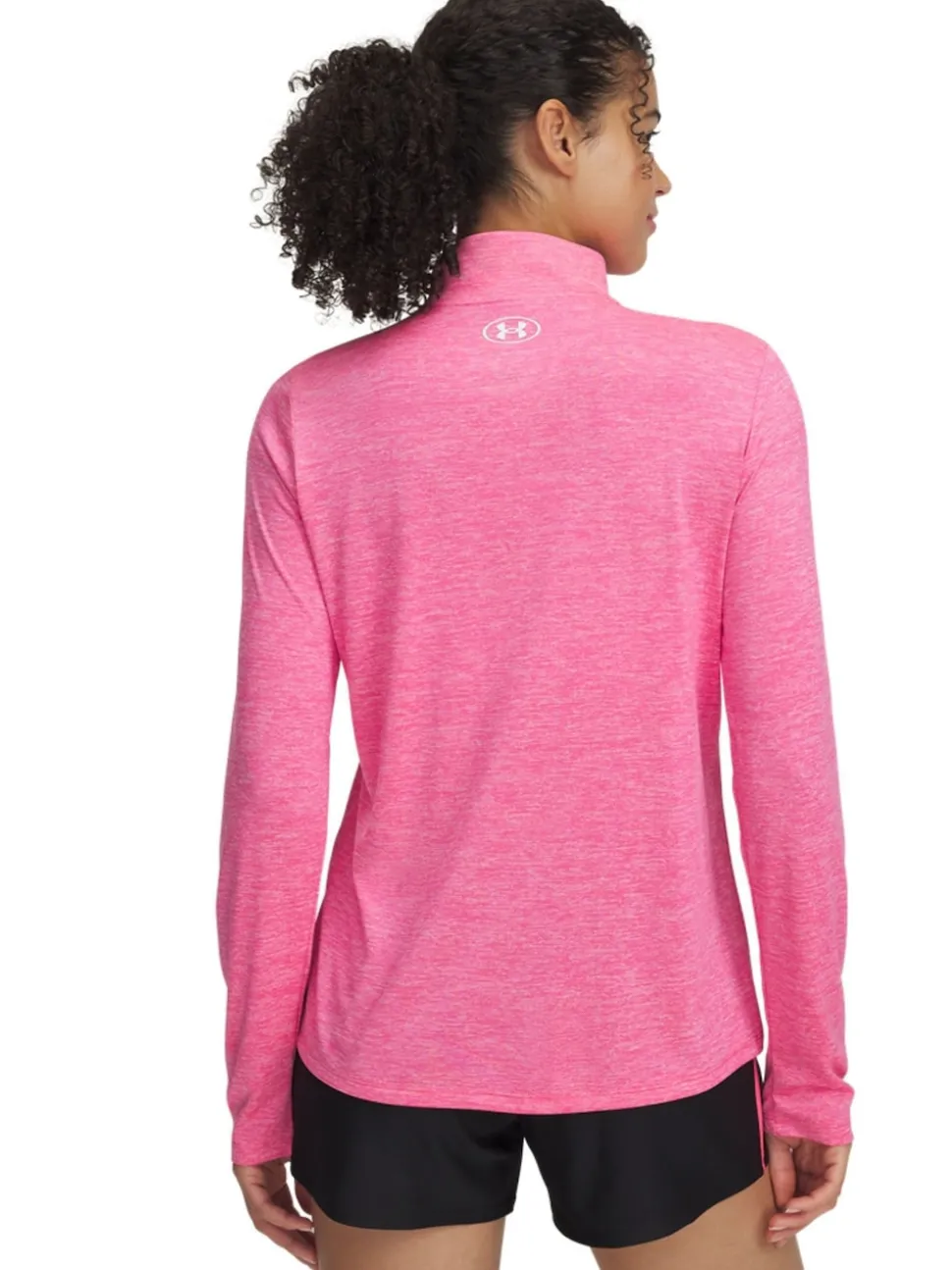 Under Armour Pink Tech Twist 1/2 Zip Sweatshirt