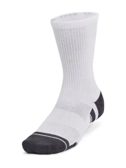 Under Armour White Crew Performance Tech Crew Socks 3 Pack