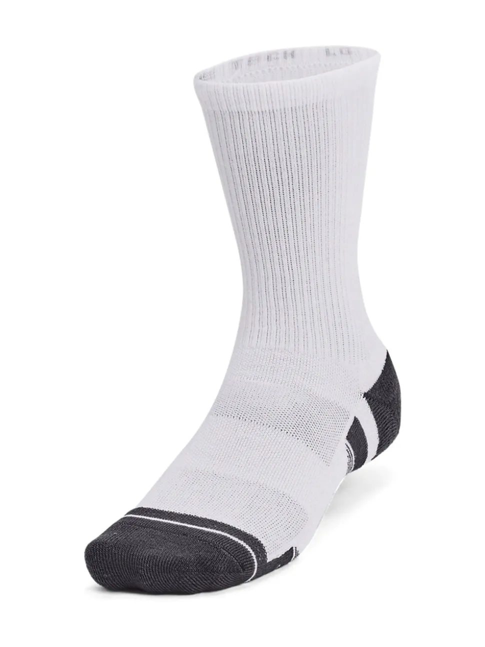 Under Armour White Crew Performance Tech Crew Socks 3 Pack