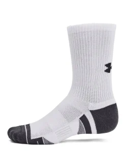 Under Armour White Crew Performance Tech Crew Socks 3 Pack