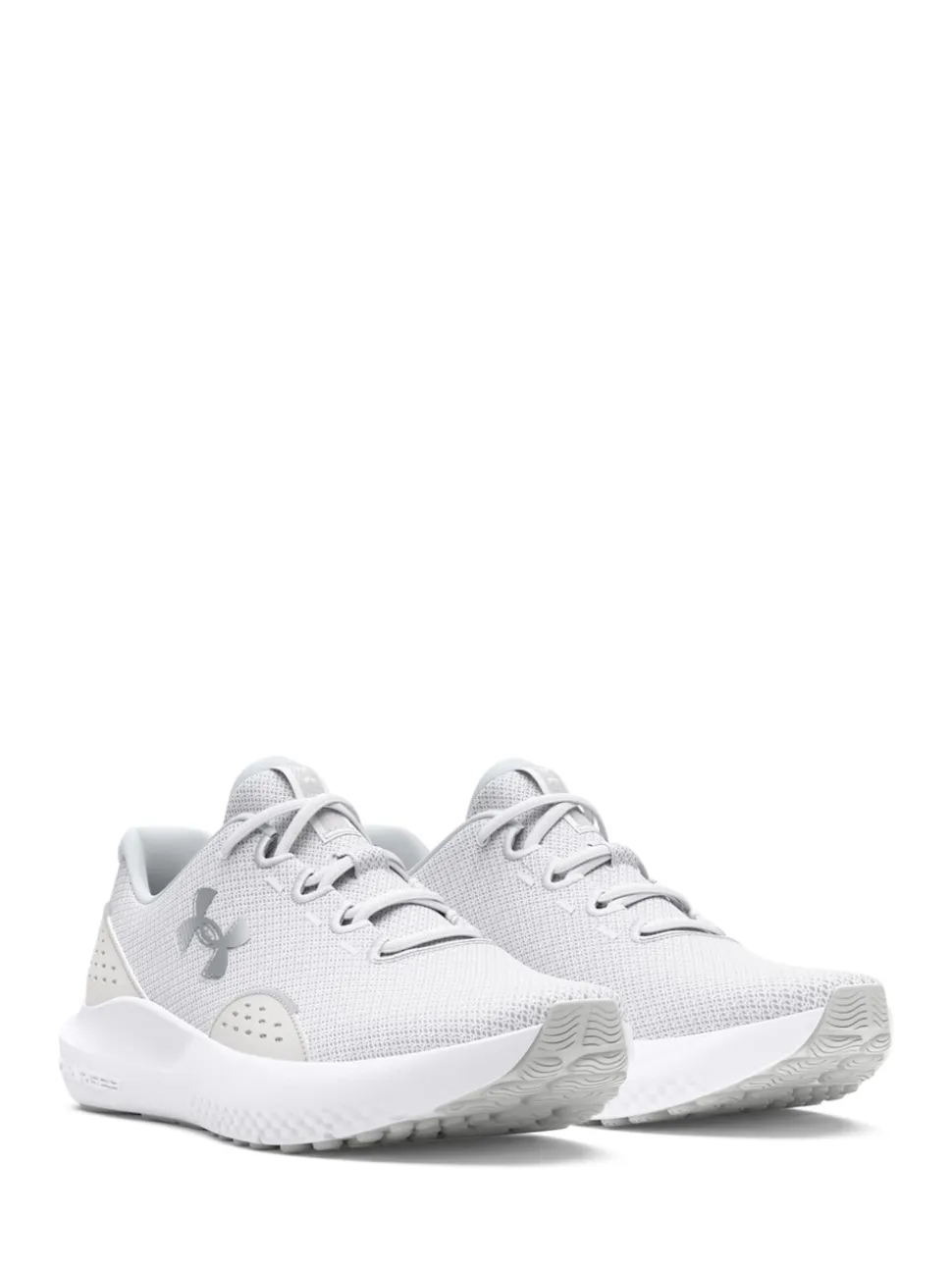 Under Armour White Ground Charged Surge Trainers