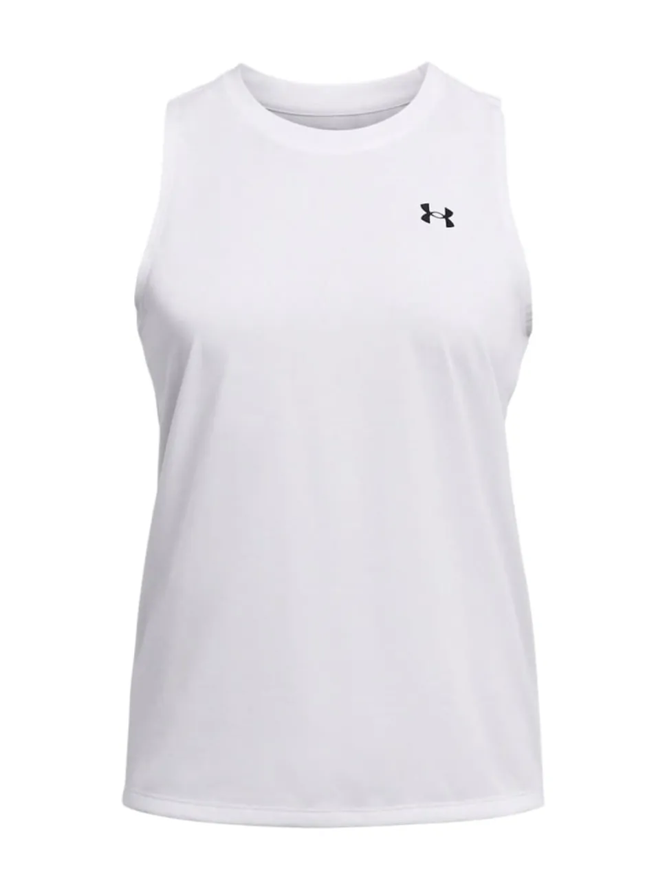 Under Armour White UA Tech Tank Solid T-Shirt