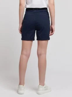 U.S. Polo Assn. Blue Classic Womens Chino Shorts