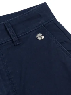 U.S. Polo Assn. Blue Classic Womens Chino Shorts