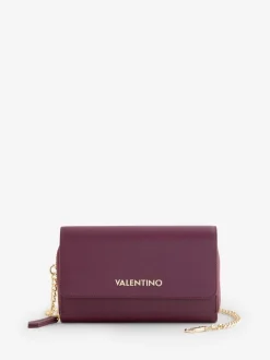 Valentino Bags Red Zero Re Purse With Chain Strap