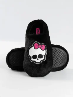 Vanilla Underground Black Monster High Mule Slippers