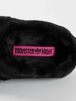 Vanilla Underground Black Monster High Mule Slippers