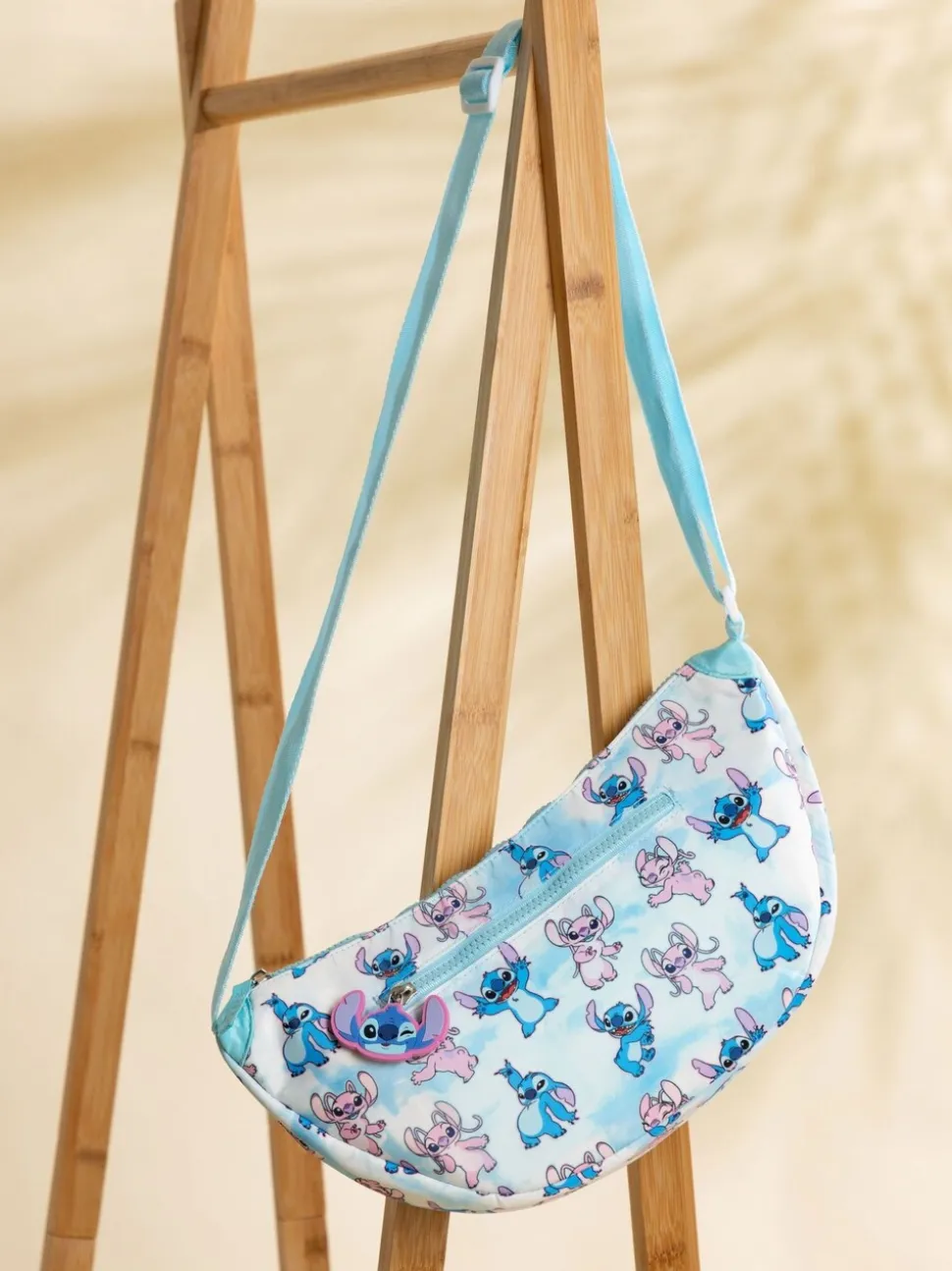 Vanilla Underground Blue Lilo & Stitch Womens Blue Sling Bag