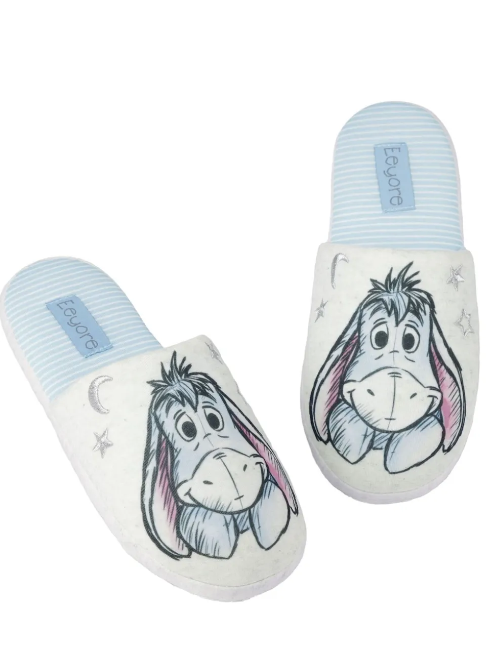 Vanilla Underground White Eeyore Womens Winter Mule Slippers