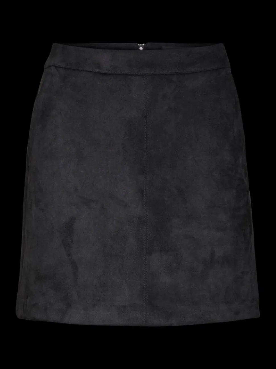 VERO MODA Black Short Faux Suede Skirt