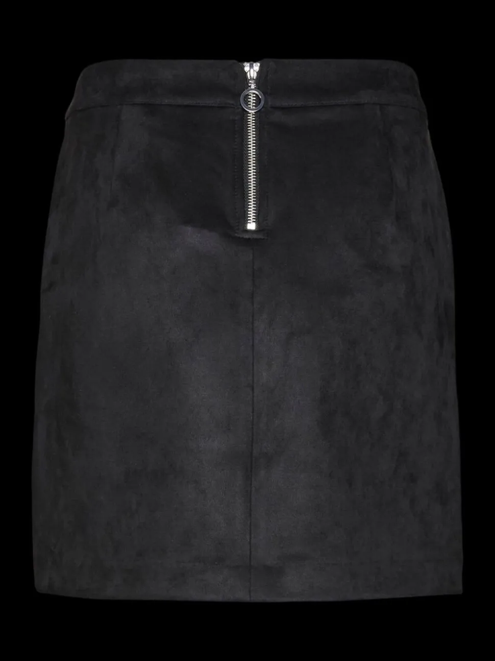 VERO MODA Black Short Faux Suede Skirt