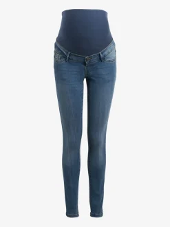 VERO MODA Blue Maternity Over The Bump Stretch Comfort Skinny Jeans