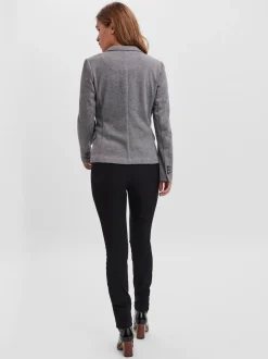 VERO MODA Grey Fitted Blazer