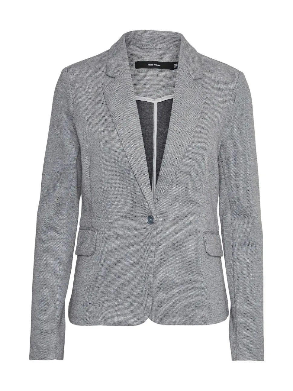 VERO MODA Light Grey Fitted Blazer