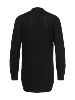 VILA Black Long 100% Cotton Cardigan
