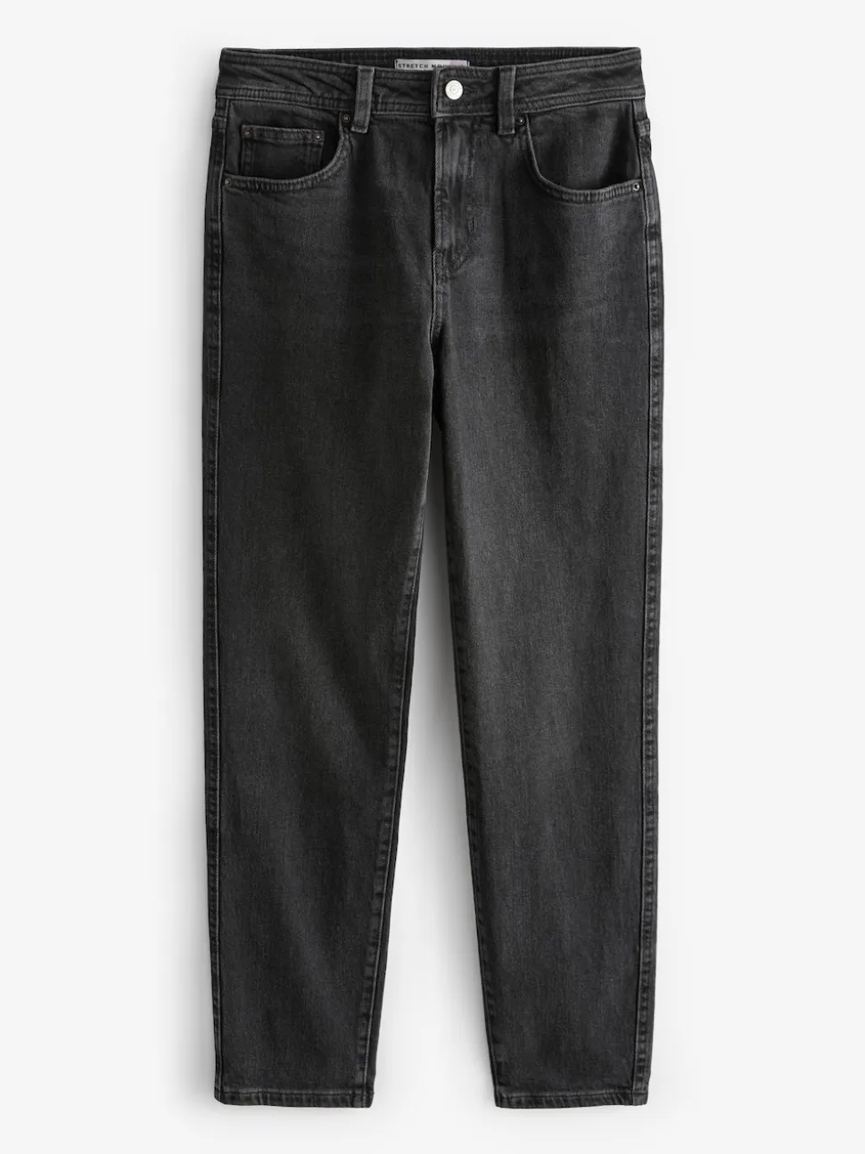 Washed Black Mom Comfort Stretch Jeans
