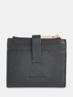Whistles Black Danni Tab Detail Compact Purse