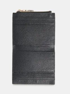 Whistles Black Danni Tab Detail Compact Purse