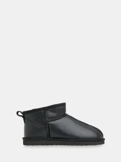 Whistles Black Mable Slipper Boots