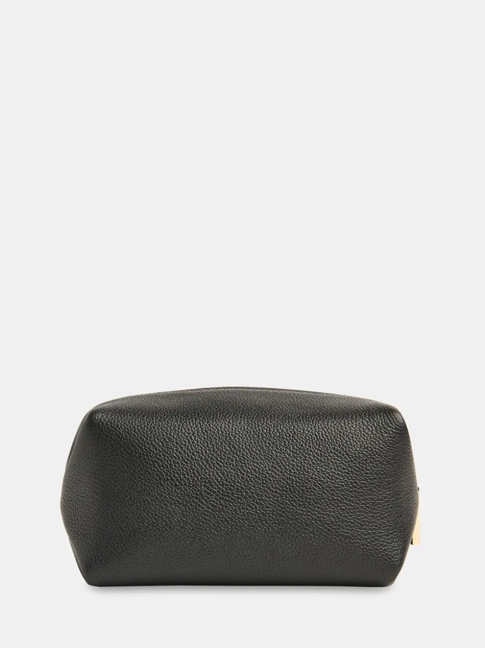 Whistles Black Ria Mini Leather Zip Pouch