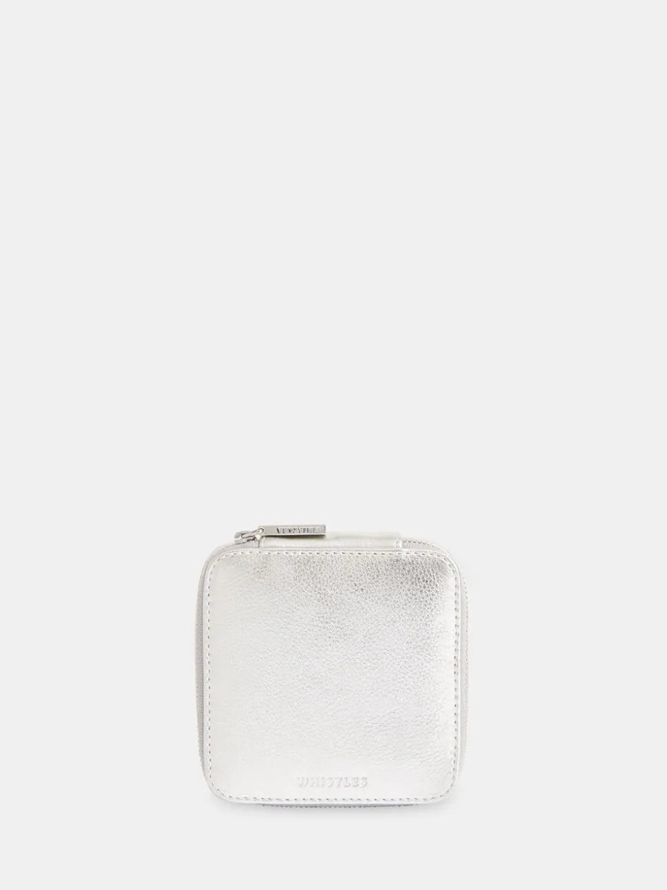 Whistles Silver Aelia Jewellery Box Purse