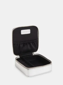 Whistles Silver Aelia Jewellery Box Purse