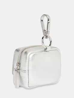 Whistles Silver Bibi Keyring Purse