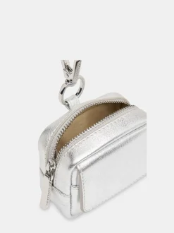 Whistles Silver Bibi Keyring Purse